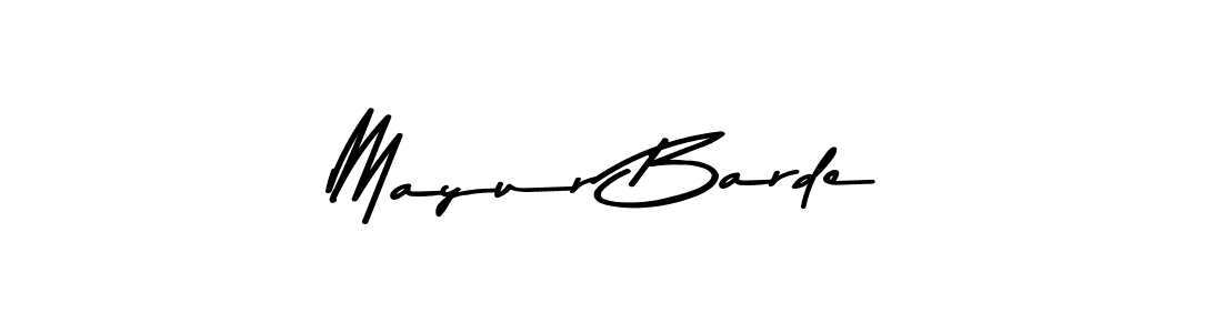 Also we have Mayur Barde name is the best signature style. Create professional handwritten signature collection using Asem Kandis PERSONAL USE autograph style. Mayur Barde signature style 9 images and pictures png