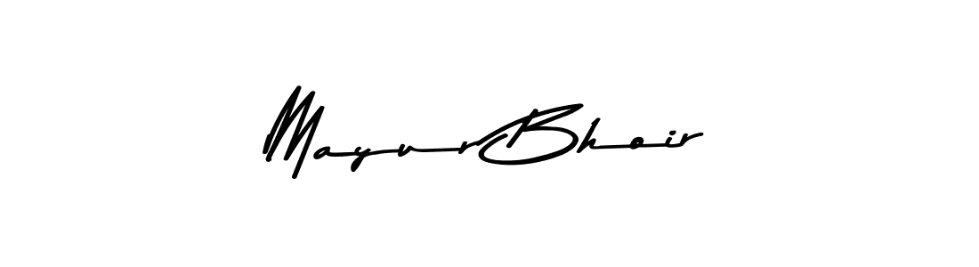Mayur Bhoir stylish signature style. Best Handwritten Sign (Asem Kandis PERSONAL USE) for my name. Handwritten Signature Collection Ideas for my name Mayur Bhoir. Mayur Bhoir signature style 9 images and pictures png