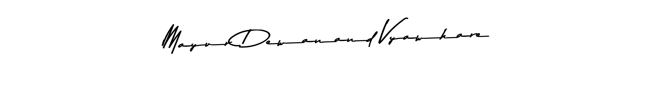 You should practise on your own different ways (Asem Kandis PERSONAL USE) to write your name (Mayur Dewanand Vyawhare) in signature. don't let someone else do it for you. Mayur Dewanand Vyawhare signature style 9 images and pictures png