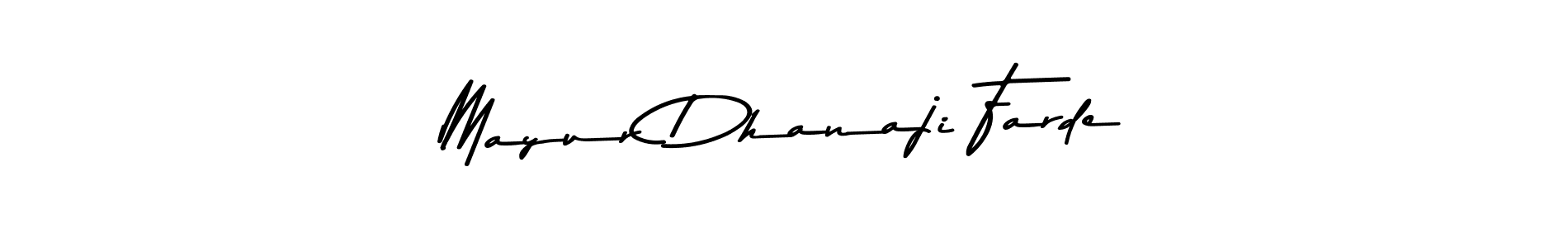 Similarly Asem Kandis PERSONAL USE is the best handwritten signature design. Signature creator online .You can use it as an online autograph creator for name Mayur Dhanaji Farde. Mayur Dhanaji Farde signature style 9 images and pictures png