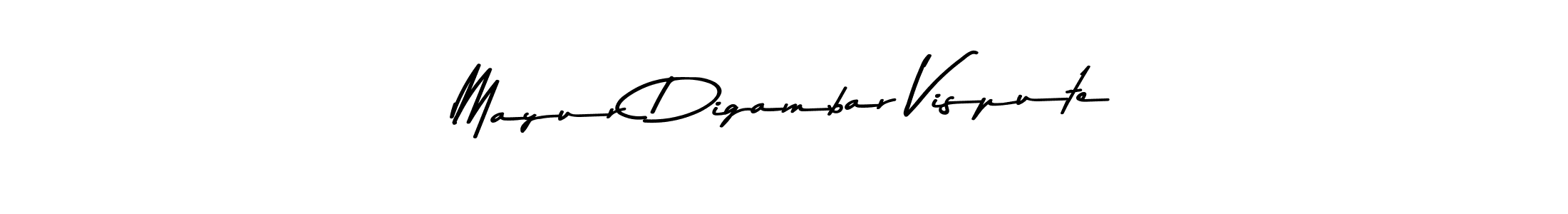 Create a beautiful signature design for name Mayur Digambar Vispute. With this signature (Asem Kandis PERSONAL USE) fonts, you can make a handwritten signature for free. Mayur Digambar Vispute signature style 9 images and pictures png