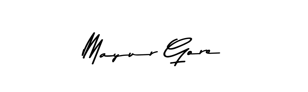 You can use this online signature creator to create a handwritten signature for the name Mayur Gore. This is the best online autograph maker. Mayur Gore signature style 9 images and pictures png