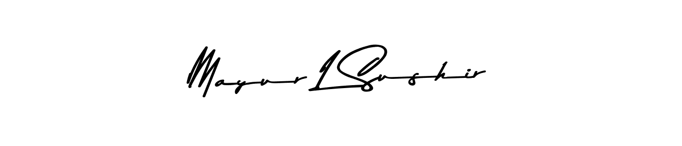 Once you've used our free online signature maker to create your best signature Asem Kandis PERSONAL USE style, it's time to enjoy all of the benefits that Mayur L Sushir name signing documents. Mayur L Sushir signature style 9 images and pictures png