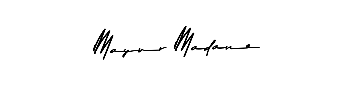 This is the best signature style for the Mayur Madane name. Also you like these signature font (Asem Kandis PERSONAL USE). Mix name signature. Mayur Madane signature style 9 images and pictures png