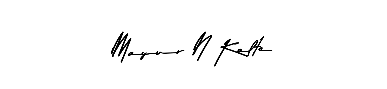 How to make Mayur N Kolte signature? Asem Kandis PERSONAL USE is a professional autograph style. Create handwritten signature for Mayur N Kolte name. Mayur N Kolte signature style 9 images and pictures png