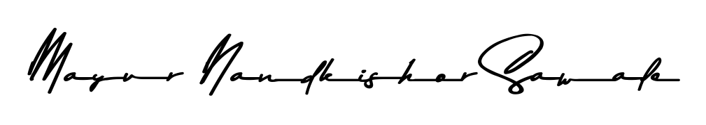 The Asem Kandis PERSONAL USE font gives name Mayur Nandkishor Sawale a signature that looks effortless yet distinguished. Download high-res PNG instantly. Mayur Nandkishor Sawale signature style 9 images and pictures png