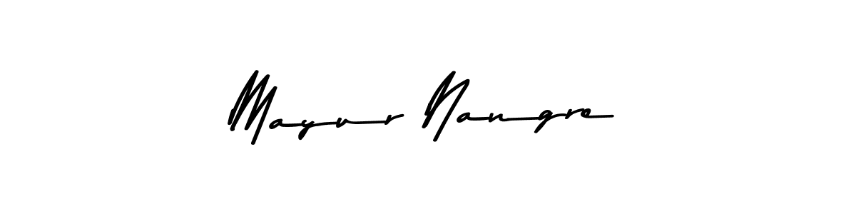 You can use this online signature creator to create a handwritten signature for the name Mayur Nangre. This is the best online autograph maker. Mayur Nangre signature style 9 images and pictures png