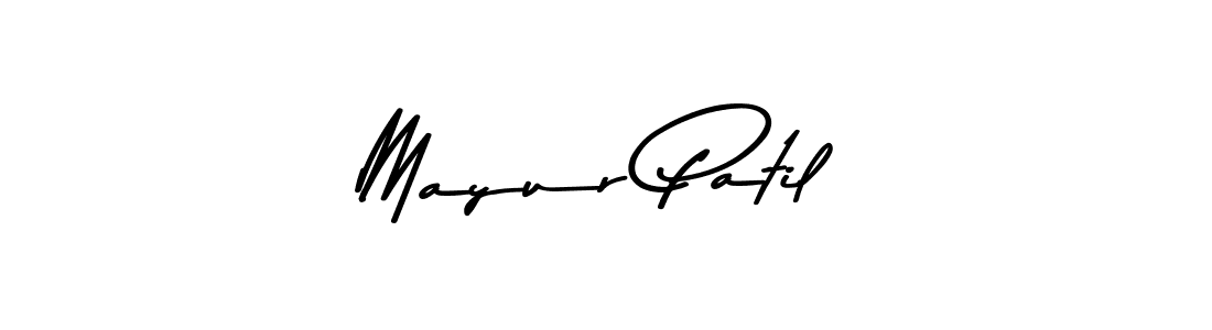 Use a signature maker to create a handwritten signature online. With this signature software, you can design (Asem Kandis PERSONAL USE) your own signature for name Mayur Patil. Mayur Patil signature style 9 images and pictures png
