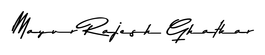 An effortless, minimalist signature concept for Mayur Rajesh Ghatkar using Asem Kandis PERSONAL USE design. Clean lines that look great on any document. Mayur Rajesh Ghatkar signature style 9 images and pictures png