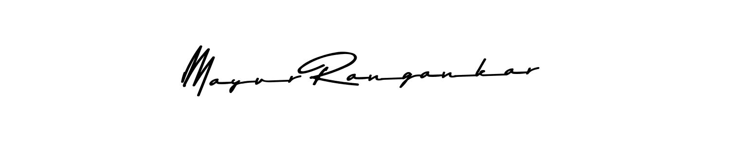 The best way (Asem Kandis PERSONAL USE) to make a short signature is to pick only two or three words in your name. The name Mayur Rangankar include a total of six letters. For converting this name. Mayur Rangankar signature style 9 images and pictures png