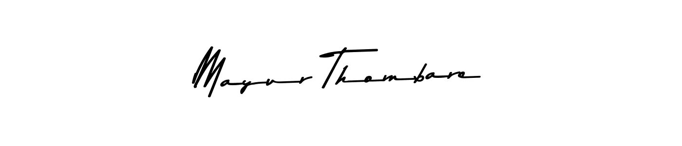 How to make Mayur Thombare signature? Asem Kandis PERSONAL USE is a professional autograph style. Create handwritten signature for Mayur Thombare name. Mayur Thombare signature style 9 images and pictures png