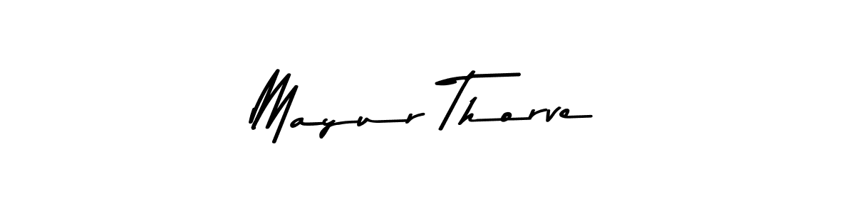 Use a signature maker to create a handwritten signature online. With this signature software, you can design (Asem Kandis PERSONAL USE) your own signature for name Mayur Thorve. Mayur Thorve signature style 9 images and pictures png