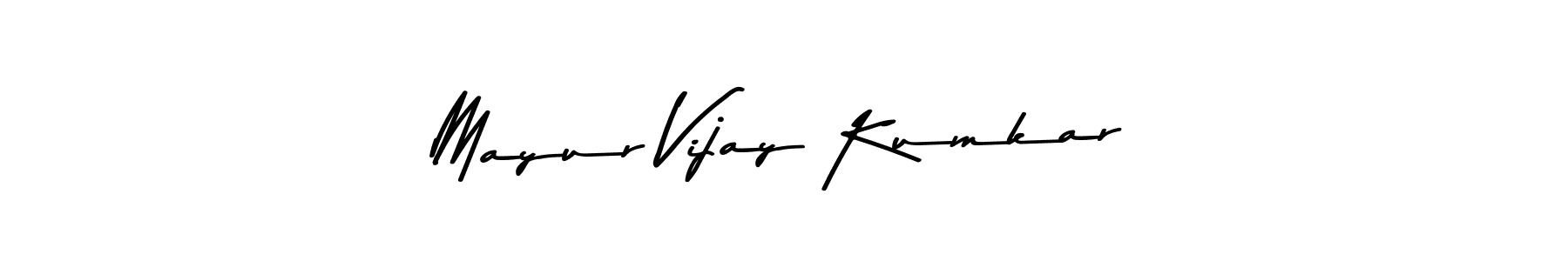 Asem Kandis PERSONAL USE is a professional signature style that is perfect for those who want to add a touch of class to their signature. It is also a great choice for those who want to make their signature more unique. Get Mayur Vijay Kumkar name to fancy signature for free. Mayur Vijay Kumkar signature style 9 images and pictures png