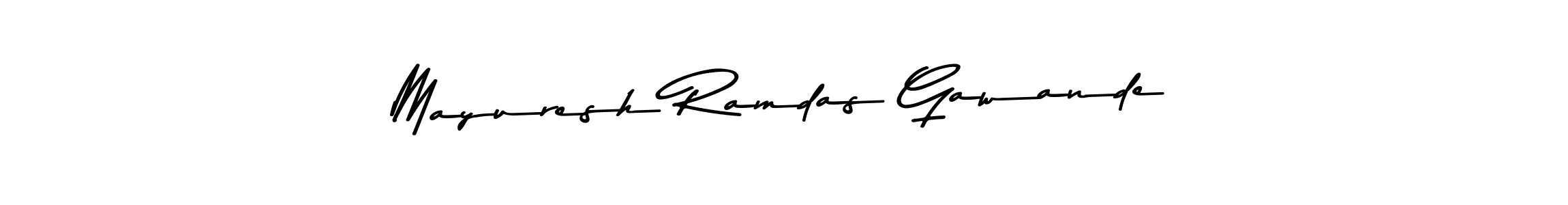 Make a beautiful signature design for name Mayuresh Ramdas Gawande. Use this online signature maker to create a handwritten signature for free. Mayuresh Ramdas Gawande signature style 9 images and pictures png