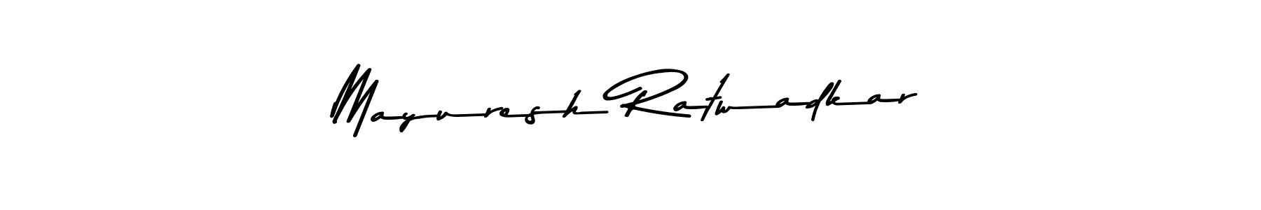 Design your own signature with our free online signature maker. With this signature software, you can create a handwritten (Asem Kandis PERSONAL USE) signature for name Mayuresh Ratwadkar. Mayuresh Ratwadkar signature style 9 images and pictures png