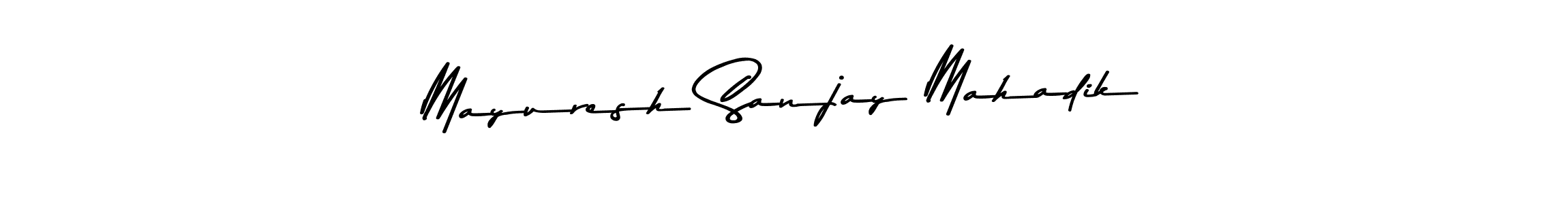 Asem Kandis PERSONAL USE is a professional signature style that is perfect for those who want to add a touch of class to their signature. It is also a great choice for those who want to make their signature more unique. Get Mayuresh Sanjay Mahadik name to fancy signature for free. Mayuresh Sanjay Mahadik signature style 9 images and pictures png