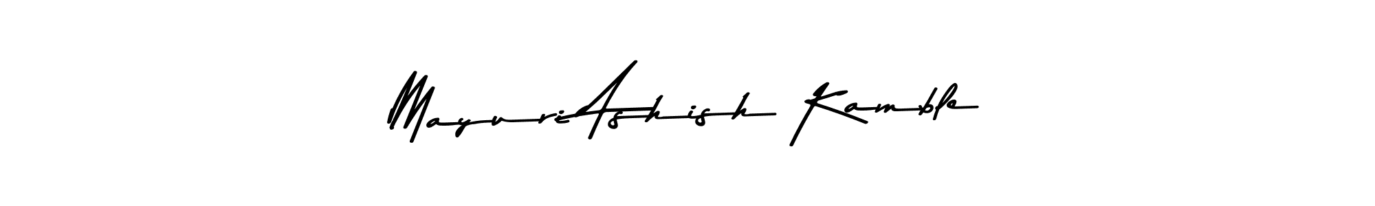 Also we have Mayuri Ashish Kamble name is the best signature style. Create professional handwritten signature collection using Asem Kandis PERSONAL USE autograph style. Mayuri Ashish Kamble signature style 9 images and pictures png