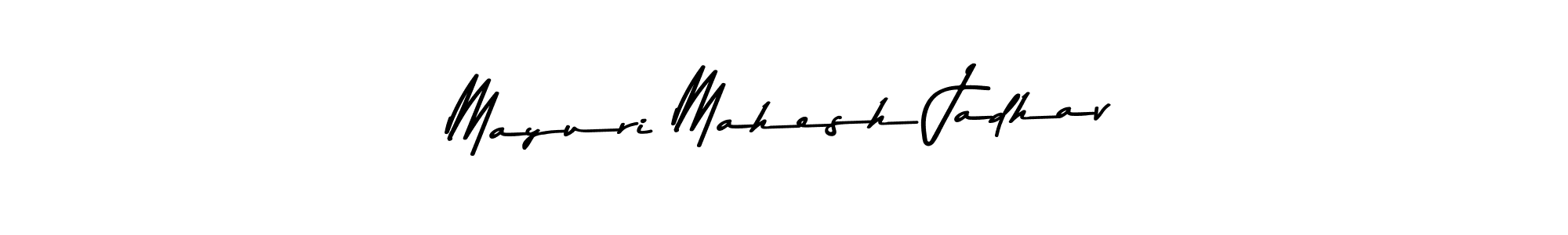 The best way (Asem Kandis PERSONAL USE) to make a short signature is to pick only two or three words in your name. The name Mayuri Mahesh Jadhav include a total of six letters. For converting this name. Mayuri Mahesh Jadhav signature style 9 images and pictures png