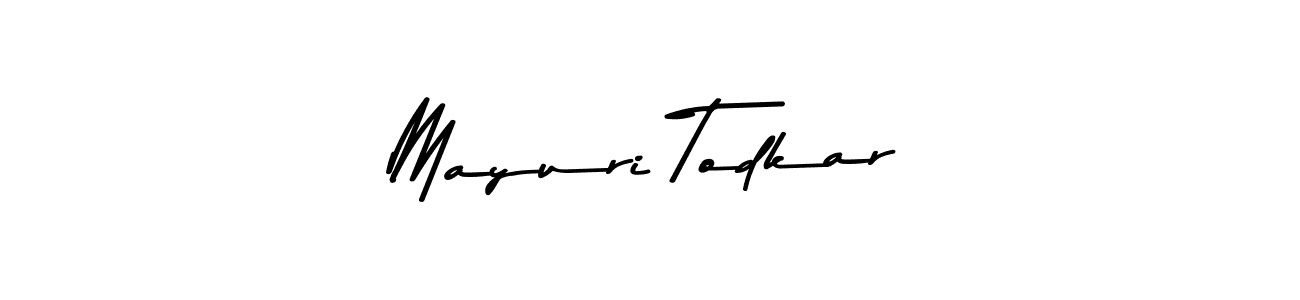 Mayuri Todkar stylish signature style. Best Handwritten Sign (Asem Kandis PERSONAL USE) for my name. Handwritten Signature Collection Ideas for my name Mayuri Todkar. Mayuri Todkar signature style 9 images and pictures png