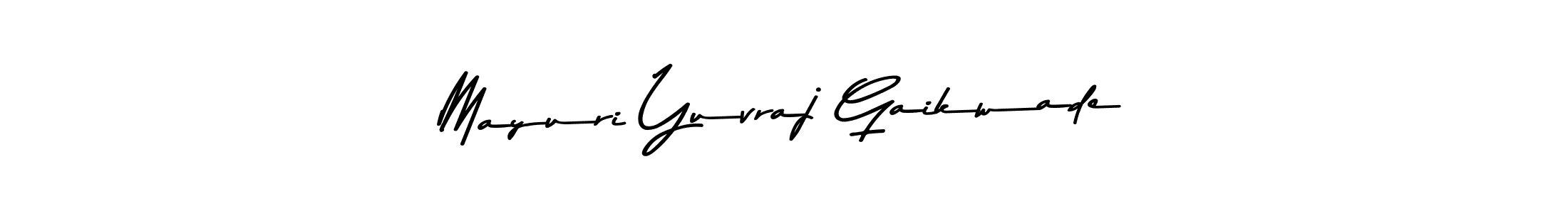 You should practise on your own different ways (Asem Kandis PERSONAL USE) to write your name (Mayuri Yuvraj Gaikwade) in signature. don't let someone else do it for you. Mayuri Yuvraj Gaikwade signature style 9 images and pictures png