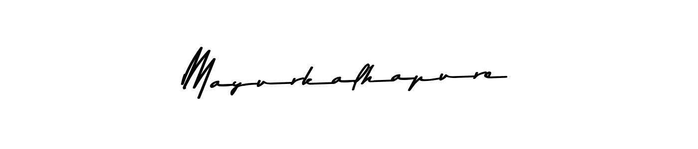 Make a beautiful signature design for name Mayurkalhapure. With this signature (Asem Kandis PERSONAL USE) style, you can create a handwritten signature for free. Mayurkalhapure signature style 9 images and pictures png