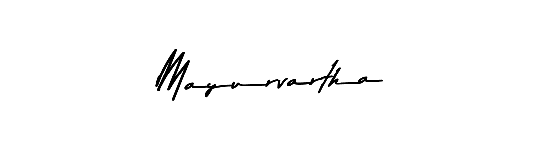 Design your own signature with our free online signature maker. With this signature software, you can create a handwritten (Asem Kandis PERSONAL USE) signature for name Mayurvartha. Mayurvartha signature style 9 images and pictures png