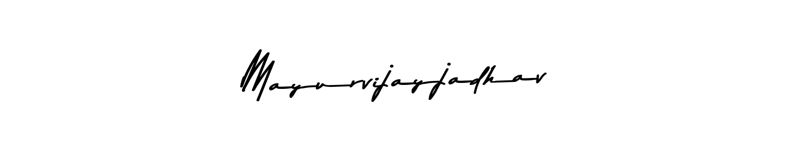 Mayurvijayjadhav stylish signature style. Best Handwritten Sign (Asem Kandis PERSONAL USE) for my name. Handwritten Signature Collection Ideas for my name Mayurvijayjadhav. Mayurvijayjadhav signature style 9 images and pictures png