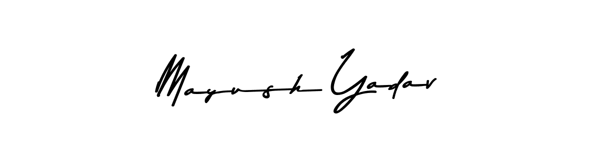 Also You can easily find your signature by using the search form. We will create Mayush Yadav name handwritten signature images for you free of cost using Asem Kandis PERSONAL USE sign style. Mayush Yadav signature style 9 images and pictures png