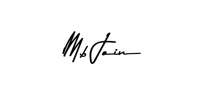 Also You can easily find your signature by using the search form. We will create Mb Join name handwritten signature images for you free of cost using Asem Kandis PERSONAL USE sign style. Mb Join signature style 9 images and pictures png