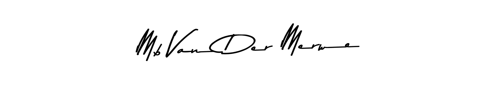Mb Van Der Merwe stylish signature style. Best Handwritten Sign (Asem Kandis PERSONAL USE) for my name. Handwritten Signature Collection Ideas for my name Mb Van Der Merwe. Mb Van Der Merwe signature style 9 images and pictures png