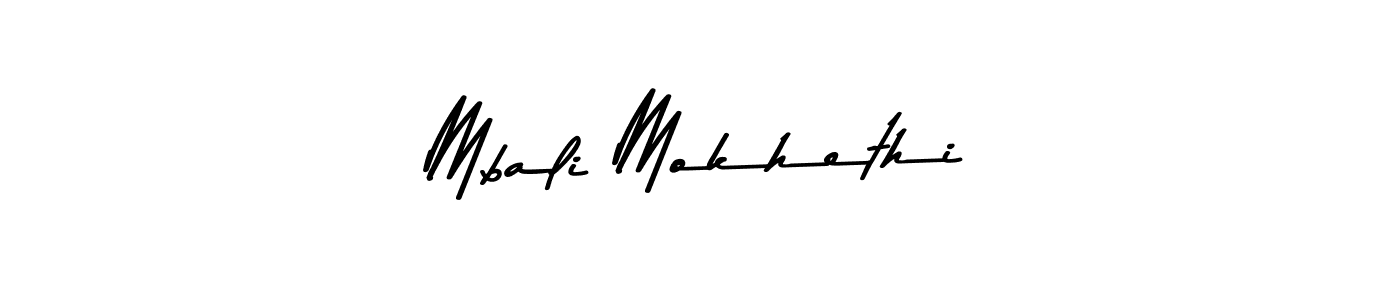 The best way (Asem Kandis PERSONAL USE) to make a short signature is to pick only two or three words in your name. The name Mbali Mokhethi include a total of six letters. For converting this name. Mbali Mokhethi signature style 9 images and pictures png