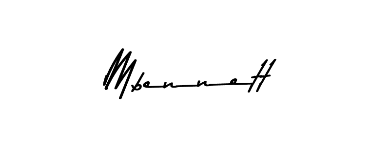 Use a signature maker to create a handwritten signature online. With this signature software, you can design (Asem Kandis PERSONAL USE) your own signature for name Mbennett. Mbennett signature style 9 images and pictures png