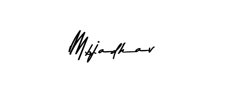 Mbjadhav stylish signature style. Best Handwritten Sign (Asem Kandis PERSONAL USE) for my name. Handwritten Signature Collection Ideas for my name Mbjadhav. Mbjadhav signature style 9 images and pictures png