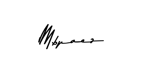 How to make Mbpaez signature? Asem Kandis PERSONAL USE is a professional autograph style. Create handwritten signature for Mbpaez name. Mbpaez signature style 9 images and pictures png