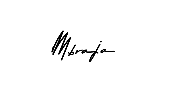 Mbraja stylish signature style. Best Handwritten Sign (Asem Kandis PERSONAL USE) for my name. Handwritten Signature Collection Ideas for my name Mbraja. Mbraja signature style 9 images and pictures png