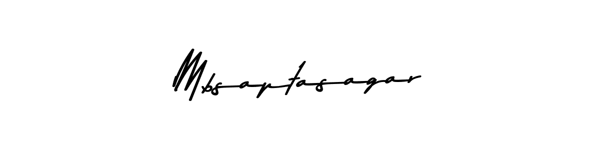 The best way (Asem Kandis PERSONAL USE) to make a short signature is to pick only two or three words in your name. The name Mbsaptasagar include a total of six letters. For converting this name. Mbsaptasagar signature style 9 images and pictures png