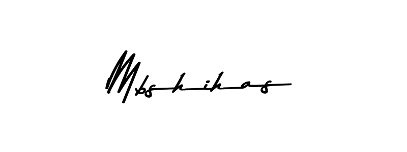 Make a beautiful signature design for name Mbshihas. Use this online signature maker to create a handwritten signature for free. Mbshihas signature style 9 images and pictures png