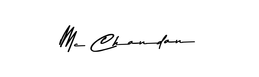 How to Draw Mc Chandan signature style? Asem Kandis PERSONAL USE is a latest design signature styles for name Mc Chandan. Mc Chandan signature style 9 images and pictures png