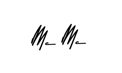 Use a signature maker to create a handwritten signature online. With this signature software, you can design (Asem Kandis PERSONAL USE) your own signature for name Mc Mc. Mc Mc signature style 9 images and pictures png