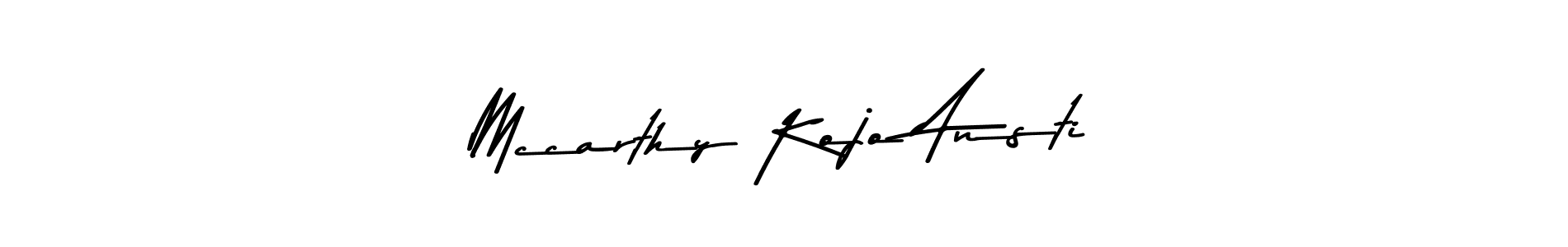 The best way (Asem Kandis PERSONAL USE) to make a short signature is to pick only two or three words in your name. The name Mccarthy Kojo Ansti include a total of six letters. For converting this name. Mccarthy Kojo Ansti signature style 9 images and pictures png