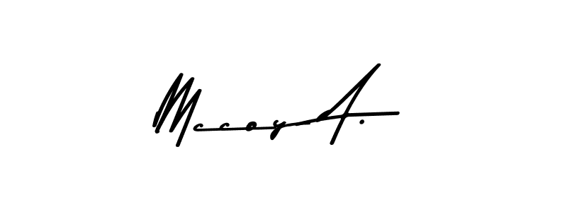 Make a beautiful signature design for name Mccoy A.. Use this online signature maker to create a handwritten signature for free. Mccoy A. signature style 9 images and pictures png