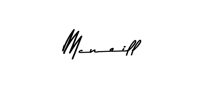 Make a beautiful signature design for name Mcneill. With this signature (Asem Kandis PERSONAL USE) style, you can create a handwritten signature for free. Mcneill signature style 9 images and pictures png