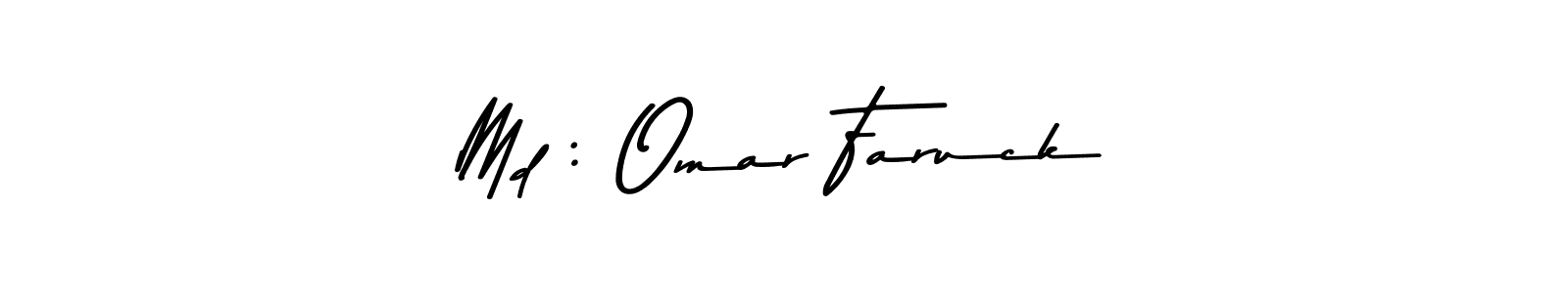 Md : Omar Faruck stylish signature style. Best Handwritten Sign (Asem Kandis PERSONAL USE) for my name. Handwritten Signature Collection Ideas for my name Md : Omar Faruck. Md : Omar Faruck signature style 9 images and pictures png