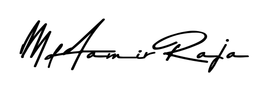 Achieve flawless digital penmanship with Md Aamir Raja name in Asem Kandis PERSONAL USE font. The perfect tool for creating online signatures. Md Aamir Raja signature style 9 images and pictures png