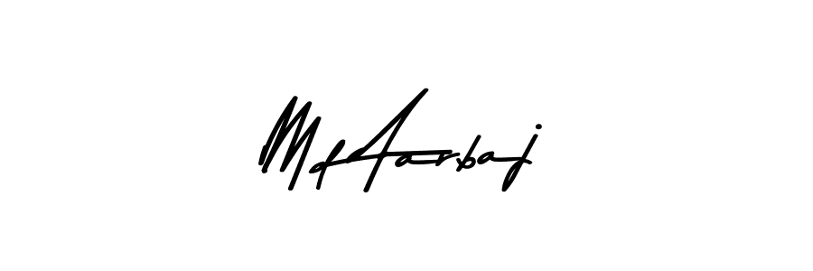 Asem Kandis PERSONAL USE is a professional signature style that is perfect for those who want to add a touch of class to their signature. It is also a great choice for those who want to make their signature more unique. Get Md Aarbaj name to fancy signature for free. Md Aarbaj signature style 9 images and pictures png