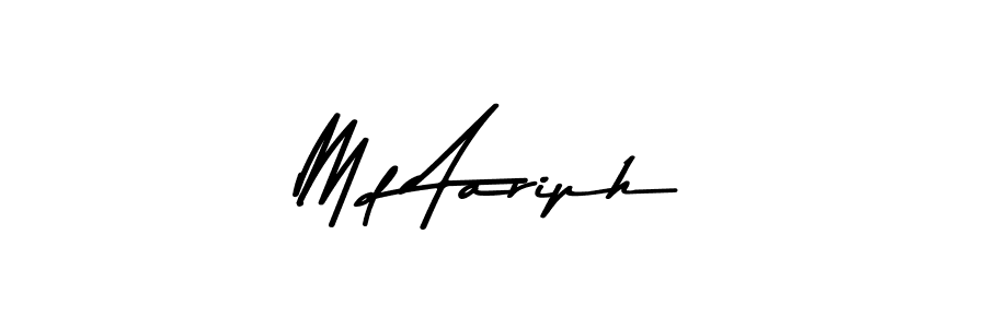Design your own signature with our free online signature maker. With this signature software, you can create a handwritten (Asem Kandis PERSONAL USE) signature for name Md Aariph. Md Aariph signature style 9 images and pictures png