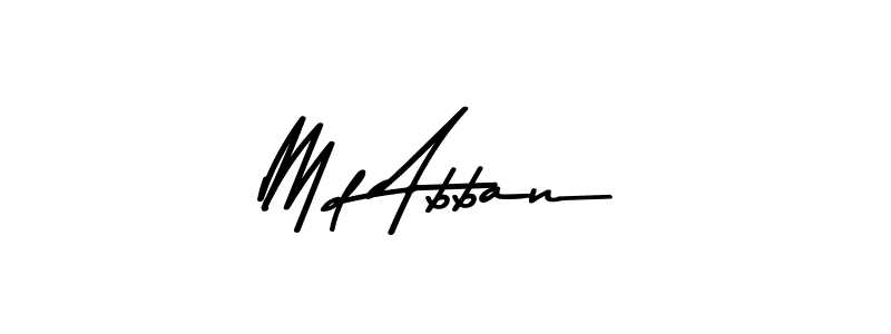 Make a beautiful signature design for name Md Abban. With this signature (Asem Kandis PERSONAL USE) style, you can create a handwritten signature for free. Md Abban signature style 9 images and pictures png