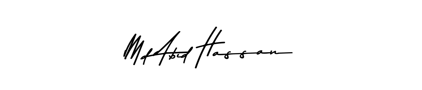 Use a signature maker to create a handwritten signature online. With this signature software, you can design (Asem Kandis PERSONAL USE) your own signature for name Md Abid Hassan. Md Abid Hassan signature style 9 images and pictures png