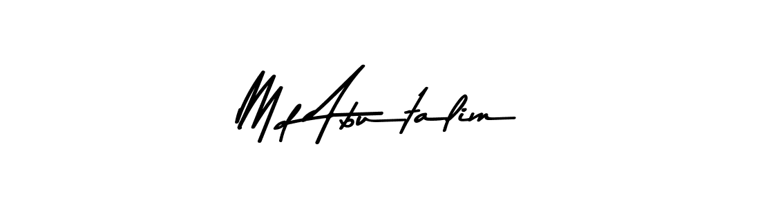 How to make Md Abutalim signature? Asem Kandis PERSONAL USE is a professional autograph style. Create handwritten signature for Md Abutalim name. Md Abutalim signature style 9 images and pictures png