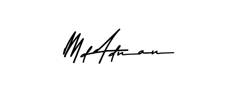 Design your own signature with our free online signature maker. With this signature software, you can create a handwritten (Asem Kandis PERSONAL USE) signature for name Md Adnan. Md Adnan signature style 9 images and pictures png